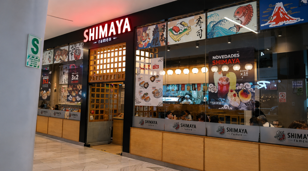 Fachada de Shimaya Ramen San Juan de Lurigancho, Lima, Perú